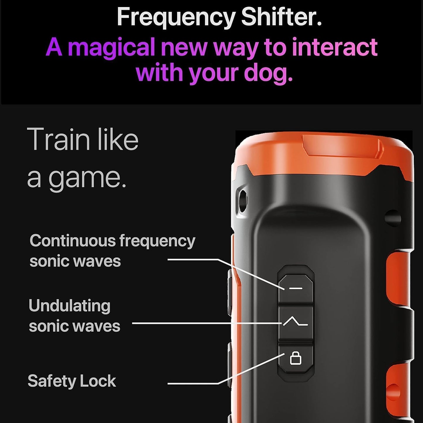 SonicCalm Trainer™  No-Bark Device