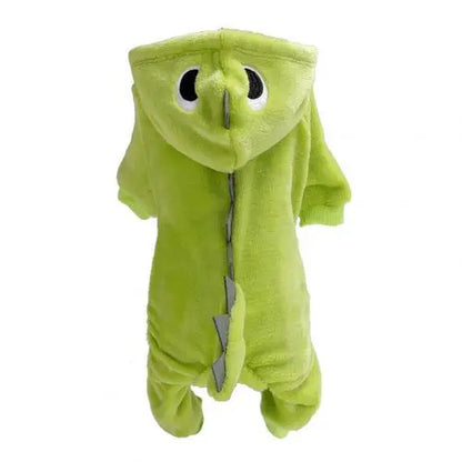 Party Halloween Decoration Cute Dinosaur Shape Dog Clothes Jumpsuits for Pets Dog Puppy Hoodie Clothes DIY Cosplay Costume