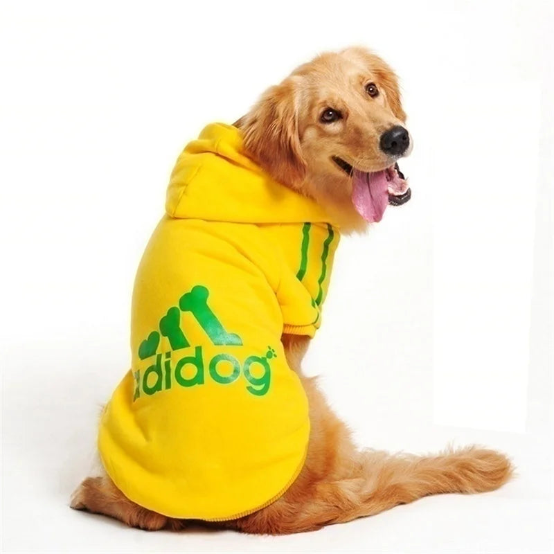 Winter Dog Clothes Adidog Sport Hoodies Sweatshirts Warm Coat Clothing for Small Medium Large Dogs Big Dogs Cat Pets Puppy Outfi